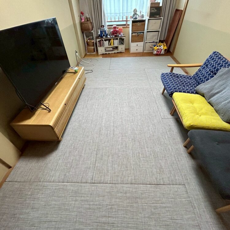 天然物のいぐさ畳から傷がつかない畳表に表替